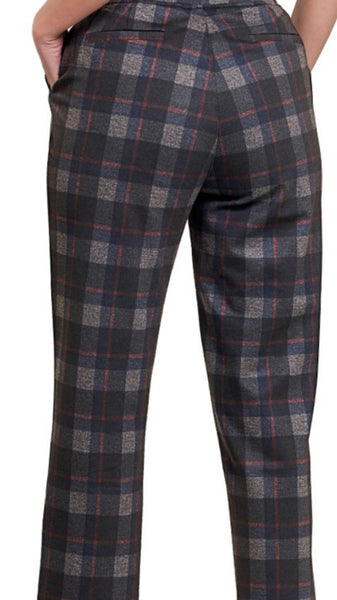 Plaid Pant Blk