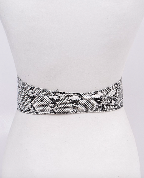 Wrap Belt (Faux Snake Skin)