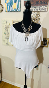 Off the shoulder bodysuit