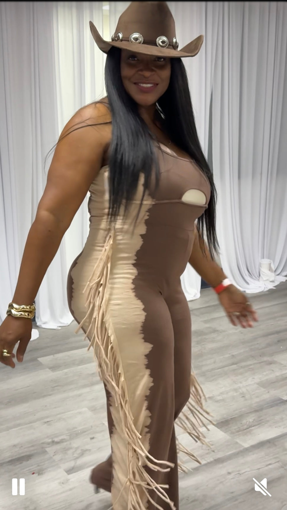 Bleached Two Tone Color way Jumpsuit