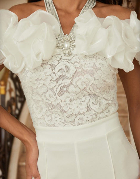 Ivory White Jumpsuit (Sheek exclusive collection)