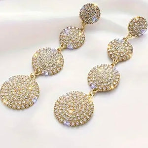 Crystal tiered Earring