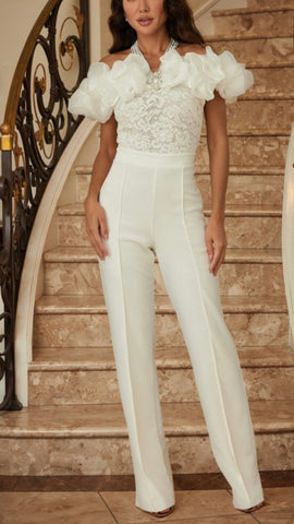Ivory White Jumpsuit (Sheek exclusive collection)