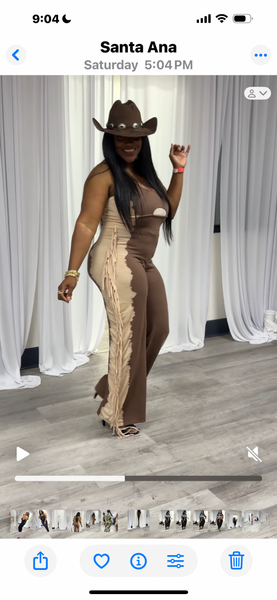 Bleached Two Tone Color way Jumpsuit