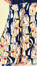 Palazzo Pant Face print