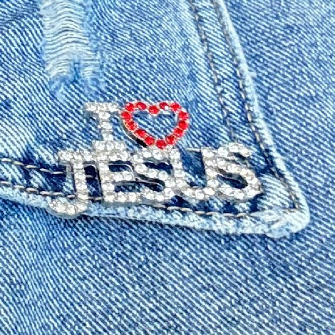 I Love Jesus pinned