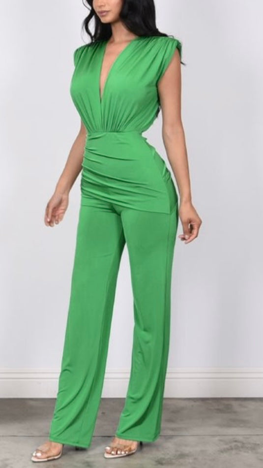 Forever Green Jumpsuit