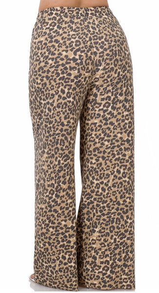 Leopard Print Lounge Pants