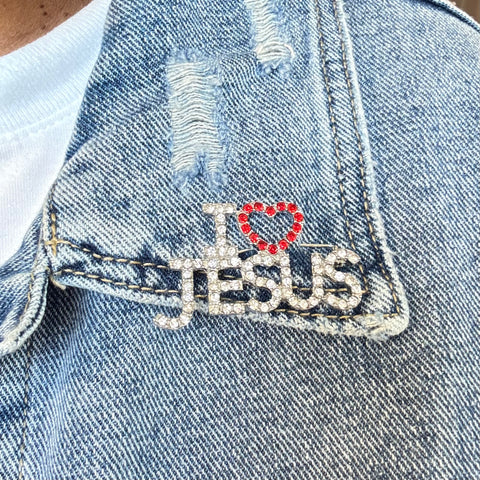 I Love Jesus pinned