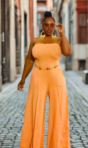 Tangerine jumpsuit