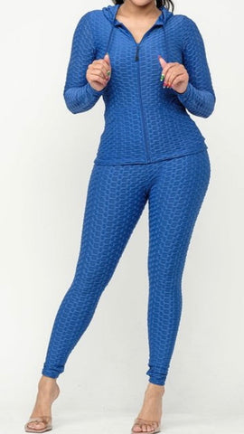 Honeycomb Jogger 3pc Set(Royal)