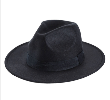Fedora Brim Hat (Blk)