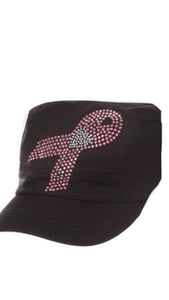 Bling Hat "Breast Cancer Awareness"
