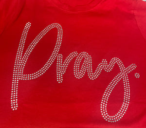 Bling Tee “Pray”