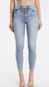 Light Acid Wash Skinny Denim