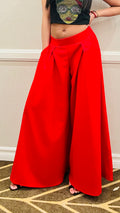 Palazzo Red Pant