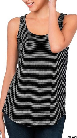 STRIPE SLEEVELESS TOP