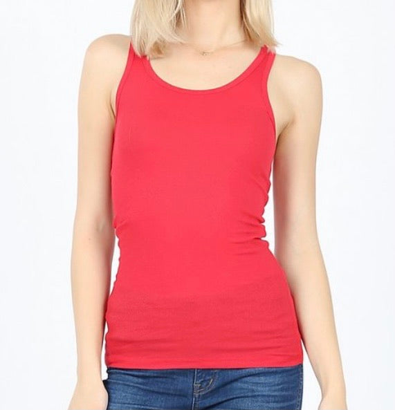 Red Racerback Tank Ribbed Racer Back Tank – The Sheek Boutique